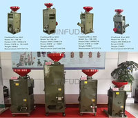 Rouleau en caoutchouc et rouleau en fer combinés SB50 Paddy Rice Husker Machine/rizier et fraiseuse