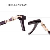 WPW8033 Nuevas Monturas de Acetato con Degradado y Metal para Mujer, Gafas de Calidad, Monturas Ópticas al por Mayor, Monturas de Acetato