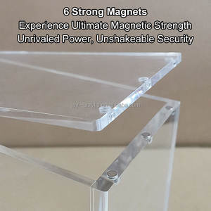 Étui de présentation en acrylique transparent résistant aux UV personnalisé en usine pour la boîte de collection Pokémon Terapagos EX Ultra <span class=keywords><strong>Premium</strong></span> avec couvercle magnétique - Product Image 4