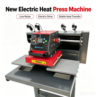 Presse à chaud professionnelle 20x20CM DTF électrique double station pour transfert par sublimation sur T-shirts et impression de vêtements – Usage commercial