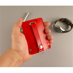 Creative genuine <b>leather</b> <b>keychain</b>, car key cover, key pouch gift, customizable logo. - Product Image 3