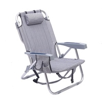 Sac de rangement extérieur 5 Positions tissu zéro gravité ultraléger Portable pliant inclinable plage pont Chaise longue chaise