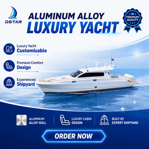 Catamarán de Lujo Dookyu de 17m (56 pies) en Aluminio, Certificado CE, Amplio Espacio, Barco Turístico para Fiestas, <span class=keywords><strong>Precio</strong></span> de Fábrica - Product Image 1