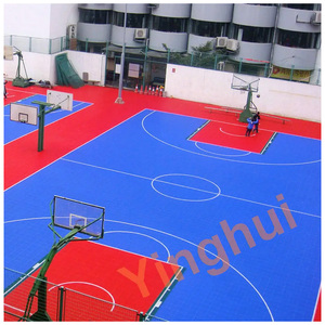 Suministro directo de fábrica Suelo de tenis al aire libre Garantía de 10 años Alfombra de piso de cancha de Pickleball hecha de material PP duradero - Product Image 5