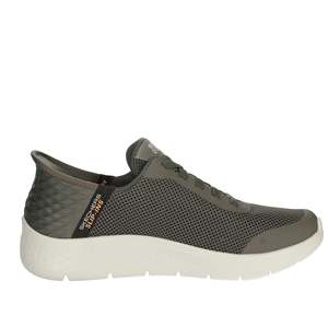 รองเท้าผ้าใบ Skechers Go Walk Slip On Mesh สำหรับผู้ชาย ไซส์ 43 สีน้ำตาล-น้ำเงิน รองเท้าเดินสบาย - Product Image 4