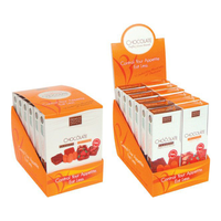 Boîtes en papier biodégradables personnalisées avec logo imprimé, emballage pour barres protéinées au lactosérum, présentoirs en carton pour chocolat