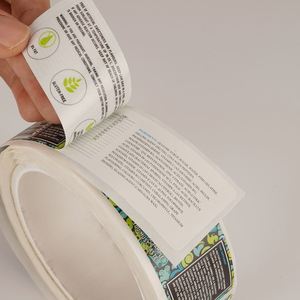 Etiquetas Adhesivas Personalizadas de Vinilo, Plegables, Multicapa, de 2, 3 y 4 Páginas, para Botellas de Cosméticos, Resistentes al Agua y a los Rayos UV - Product Image 1