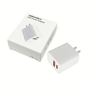 อะแดปเตอร์ชาร์จเร็ว Type C 20W พร้อมหัวชาร์จ USB-C แบบคู่ A+C สำหรับโทรศัพท์รุ่น 12 13 14 15 16 - Product Image 1