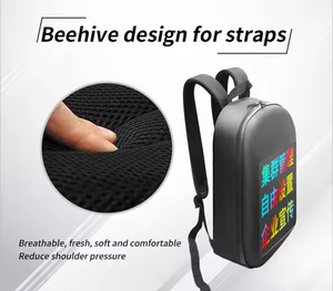 App kiểm soát con người ba lô đi bộ quảng cáo hiển thị LED Ba lô hiển thị kỹ thuật số biển quảng cáo ba lô với màn hình LED - Product Image 3