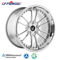 Rines de Aleación Forjados de 2 Piezas con Acabado Pulido Personalizado, Multirradio, 19, 20, 21 Pulgadas, 5x112, para BMW Serie 5, Serie 7, G30, G11, Estilo Stance Personalizado