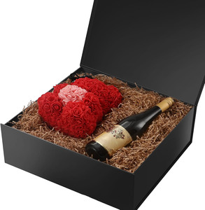 صندوق هدايا كبير جدًا بإغلاق مغناطيسي، صندوق تخزين ورقي بغطاء للملابس والهدايا الكبيرة - Product Image 5