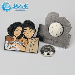Custom pin Soft esmalte crachá Broche Logo Cartoon anime retrato perímetro lapela pin Presente design <span class=keywords><strong>DIY</strong></span> seu próprio pino - Product Image 2