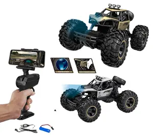 1:16 RC Car With HD 300MP WIFI FPV Camera Machine On Remote Control Stunt 2.4G SUV Radio control Climbing Toys For Kids