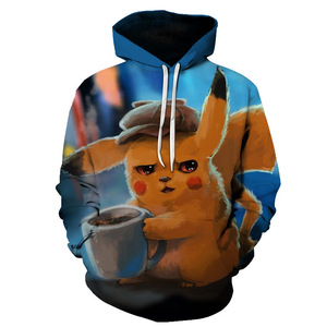 <strong>Pikachu</strong> Umbreon for Go 3D Graphic Anti-Wrinkle Sweatshirt <strong>Hoodie</strong> for Men Women - Product Image 2