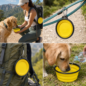 Tazón de Alimentación para Mascotas en Oferta, Calidad de Importación y Exportación, Nuevo Diseño, Tazón de Viaje Plegable para Mascotas, Tazón Portátil para Perros - Product Image 4