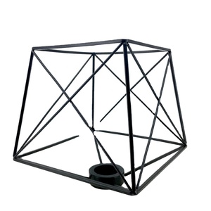 Kit d'<span class=keywords><strong>abat</strong></span>-<span class=keywords><strong>jour</strong></span> moderne en anneaux, cadre métallique circulaire avec accessoires d'éclairage pour lampes de table et sur pied E27 - Product Image 4