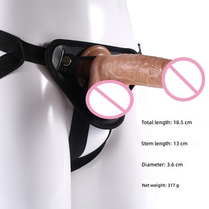 Dildo Sólido Portátil para Adultos, Accesorio con Forma de Pene para Mujeres - Product Image 1