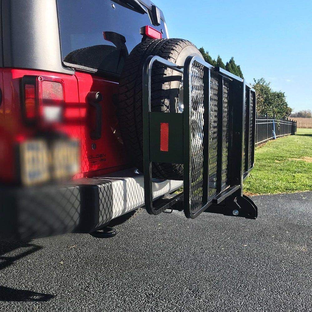 Багажник, багажная корзина, Автомобильная стойка, складное сцепное крепление, стальная сетка