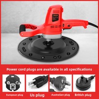 Ponceuse électrique portative pour murs en ciment et plâtre, polisseuse électrique pour murs en ciment et plâtre