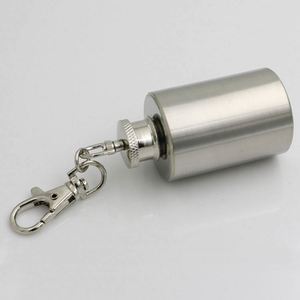 1 Oz Modern Stainless Steel Mini Vacuum Insulated <b>Flask</b> with Spill Proof Lid - Product Image 3