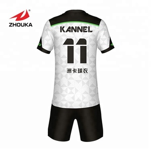 2019 best quality and cheapest price fashion printing team name and player name football shirts for team or club - Product Image 2