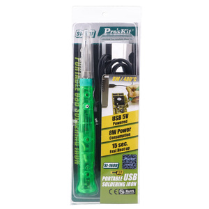 Soldador Eléctrico USB Proskit SI-168U de 8W, Herramienta de Soldadura para Reparaciones en el Hogar y Reparación de Computadoras - Product Image 3