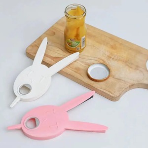 Abridor de Botellas Multifuncional con Orejas de Conejo, Abridor de Tapas Antideslizante y sin Esfuerzo, Destornillador de Tapas para Cocina - Product Image 4