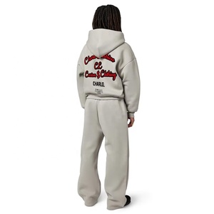 Felpe con Cappuccio Oversize Personalizzate Essentials, Unisex, con Zip e Grafiche, Stile Streetwear per <span class=keywords><strong>Uomo</strong></span> - Product Image 2