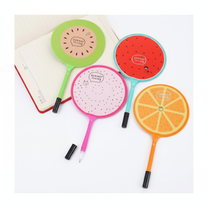 Stella magazzino estate ventilatore portatile Mini penna a sfera di frutta foto anguria con carattere galleggiante per le calde giornate estive - Product Image 1