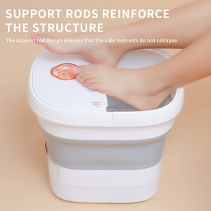 Hitze tief kneten Fuß waschmaschine Pediküre Wannen blasen Tragbares Fuß-Spa-Bad <span class=keywords><strong>massage</strong></span> gerät - Product Image 6