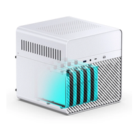 N2 NAS casing komputer Gaming mini-itx dan ATX faktor bentuk paduan aluminium Server stok Mid-Tower dan Aplikasi Komputer