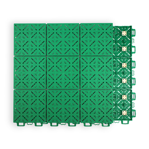 Outdoor Half Basketbalveld Modulaire In Elkaar Grijpende Kunstgrasvloeren Voor Mini-Banen In De Achtertuin - Product Image 2