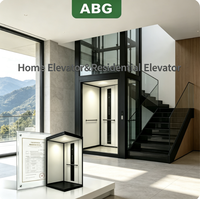 Ascenseur domestique silencieux avec capacité de 420 kg pour villa privée haut de gamme et environnement résidentiel