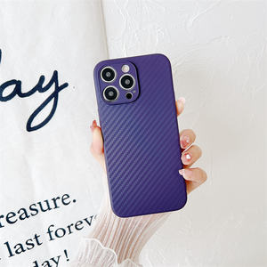 Nuevo modelo de fabricante de fundas para teléfono, fundas ultrafinas de fibra de carbono a prueba de golpes para teléfono móvil de TPU para Iphone 16 Pro Max 15 <span class=keywords><strong>Plus</strong></span> - Product Image 4