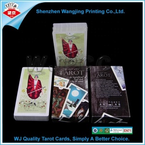 WJPC-Jumbo Taille Doré Tranchant Oracle Cartes Papier D'impression <span class=keywords><strong>Carte</strong></span> De Tarot - Product Image 5