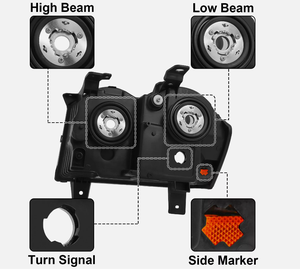 OE AURON Nuevo Faro Delantero LED de 32V 6000K 60W 6000 Lúmenes, Luz Baja para Jeep Grand Cherokee 2008-2010, Venta al por Mayor - Product Image 3