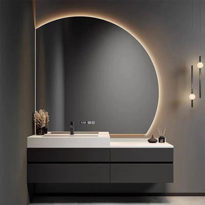 Tocador de <span class=keywords><strong>baño</strong></span> <span class=keywords><strong>con</strong></span> <span class=keywords><strong>encimera</strong></span>, <span class=keywords><strong>mueble</strong></span> de <span class=keywords><strong>baño</strong></span> moderno <span class=keywords><strong>con</strong></span> unidad de pvc, conjunto de tocador de <span class=keywords><strong>baño</strong></span> blanco - Product Image 6