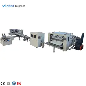 facial tissue folding machine and cutting machine plastic film packaging machine