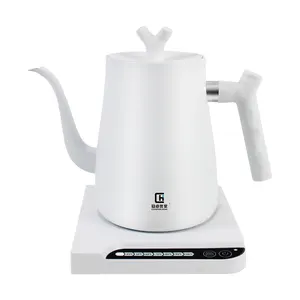 Electric Tea Kettle Rapid Heating Brewing Pour Over Coffee Adjustable Temperature Controller