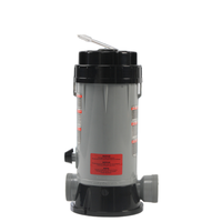 Kit de distributeur de chlorinateur de piscine automatique 4.2 (1,9 kg) Chargeur ABS efficace pour spa et piscine