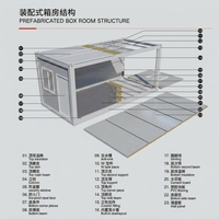 Rumah Kontainer Lipat Z Harga Terjangkau SKYLINE, Cepat Dibangun, Modern, Modular, Prefab, Apartemen Mini, Kantor Luar Ruangan yang Nyaman