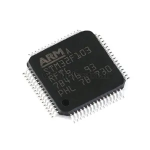 QZ original komponen elektronik gudang 32-bit lengan mikrokontroler LQFP64 components ststm32f103
