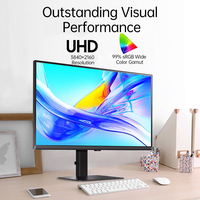   Monitor S27D804UAC 27-inci 4K Ultra HD, Panel IPS, Kompatibel dengan Mac, Tipe-C (90W), PBP/PIP, KVM