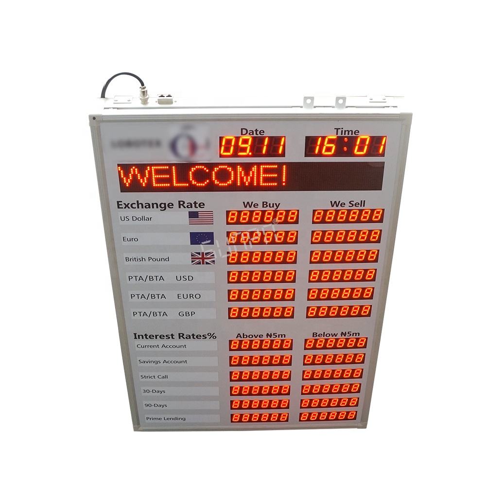 Wholesale LED Currency Exchange Rate Customizable Display Board |  Alibaba.com