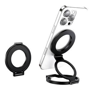 Compatible Flexible Dual-Sided Zinc Alloy Magnet Phone Grip <b>Holder</b> Stand Adjustable Ring Universal Smartphones Portable Desktop - Product Image 5