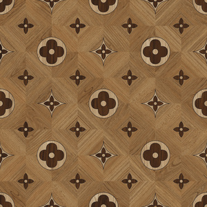 Vente Flash Carrelage en Porcelaine Mat Effet Métallique Trèfle à Quatre Feuilles 800x800mm Style Vintage Moderne pour Salon, Salle de Bain et Hall - Product Image 1