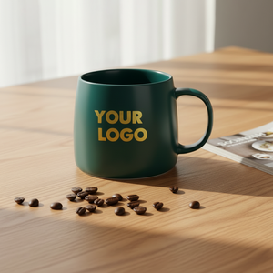 Tazza da Caffè in Ceramica Opaca <span class=keywords><strong>Personalizzata</strong></span> 15oz, <span class=keywords><strong>Tazze</strong></span> da Tè in Porcellana <span class=keywords><strong>con</strong></span> Logo Stampato, Articoli per Bere Natalizi Personalizzati, Tazza Artigianale - Product Image 1