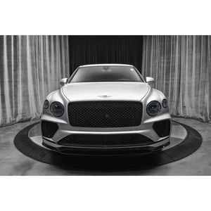 Kit de carrosserie en Fiber de carbone pour <span class=keywords><strong>Bentley</strong></span> <span class=keywords><strong>Bentayga</strong></span> mise à niveau Style de vitesse lèvre avant diffuseur arrière jupes latérales système de carrosserie Aerokit - Product Image 3