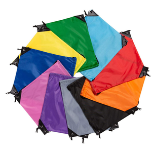 Sac à dos de sport en polyester et nylon, personnalisé, imperméable, avec cordon de serrage, pour la promotion en gros - Product Image 5