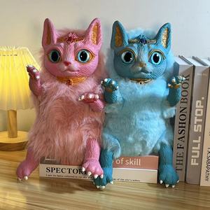 Little Red Book Same Bastet Meilleures Créatures Fantastiques Poupée en Peluche Courte Animaux Divinités Orientales Chat Pafaro Égyptien 25cm Assis - Product Image 2